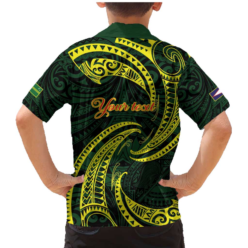 American Samoa Manua Cession Day Personalized Family Matching Mermaid Dress and Hawaiian Shirt Polynesian Wave Style LT9 - Polynesian Pride