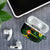 American Samoa Manu'atele Personalized AirPods Case Manua Island Hibiscus Flowers - Polynesian Pride