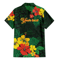 American Samoa Manu'atele Personalized Family Matching Mermaid Dress and Hawaiian Shirt Manua Island Hibiscus Flowers LT9 - Polynesian Pride