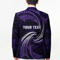 Manua Segaula American Samoa High School Personalized Blazer Polynesian Wave Style - Polynesian Pride