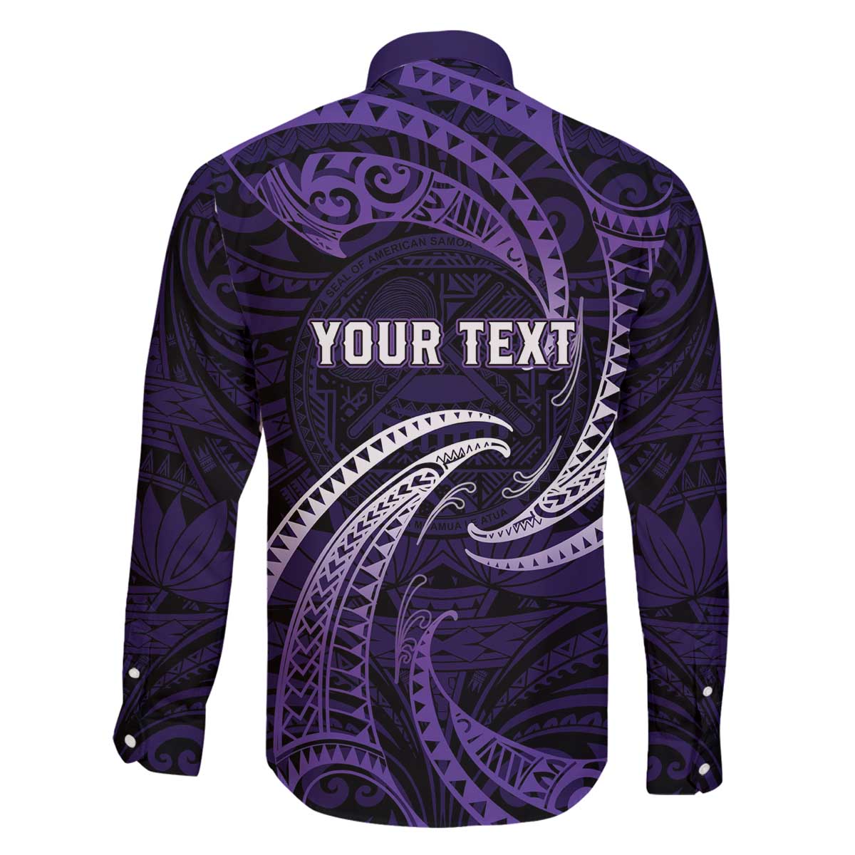 Manua Segaula American Samoa High School Personalized Family Matching Off The Shoulder Long Sleeve Dress and Hawaiian Shirt Polynesian Wave Style LT9 - Polynesian Pride