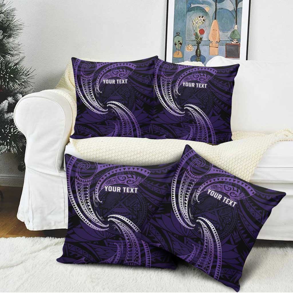 Manua Segaula American Samoa High School Personalized Pillow Cover Polynesian Wave Style - Polynesian Pride
