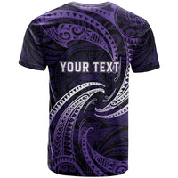 Manua Segaula American Samoa High School Personalized T Shirt Polynesian Wave Style LT9 - Polynesian Pride