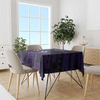 Manua Segaula American Samoa High School Personalized Tablecloth Polynesian Wave Style