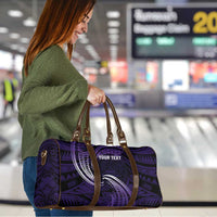 Manua Segaula American Samoa High School Personalized Travel Bag Polynesian Wave Style - Polynesian Pride