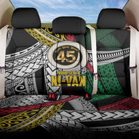 Ni-Van Vanuatu 45th Yumi Yumi Yumi Back Car Seat Cover Vanuatuan Boar Tusk Polynesian Pattern LT9 One Size Black - Polynesian Pride