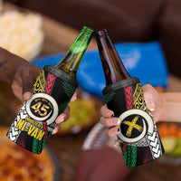 Ni-Van Vanuatu 45th Yumi Yumi Yumi 4 in 1 Can Cooler Tumbler Vanuatuan Boar Tusk Polynesian Pattern LT9 - Polynesian Pride