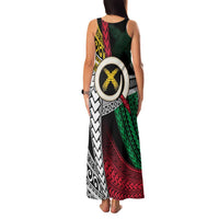 Ni-Van Vanuatu 45th Yumi Yumi Yumi Family Matching Tank Maxi Dress and Hawaiian Shirt Vanuatuan Boar Tusk Polynesian Pattern LT9 - Polynesian Pride