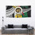 Ni-Van Vanuatu 45th Yumi Yumi Yumi Tapestry Vanuatuan Boar Tusk Polynesian Pattern