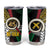 Ni-Van Vanuatu 45th Yumi Yumi Yumi Tumbler Cup Vanuatuan Boar Tusk Polynesian Pattern