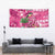 Hawaiian Flamingo Hibiscus Personalised Tapestry Pink Summer Tropical Flowers - Polynesian Pride