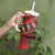 Vintage Ngatu Tribal Tonga Pattern Tumbler With Handle - Polynesian Pride