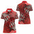 Vintage Ngatu Tribal Tonga Pattern Women Polo Shirt - Polynesian Pride