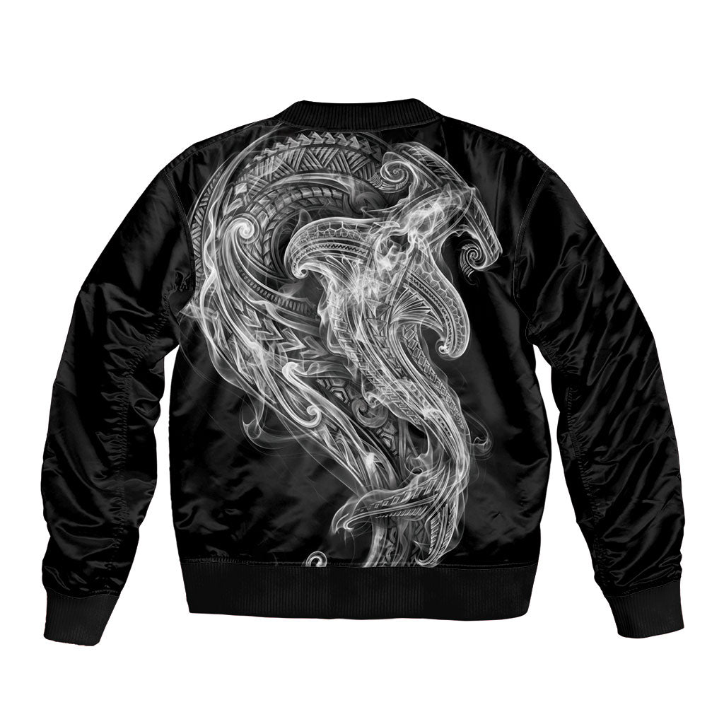 Pango Maori Tribal Hammershark Ghost Spirit Bomber Jacket