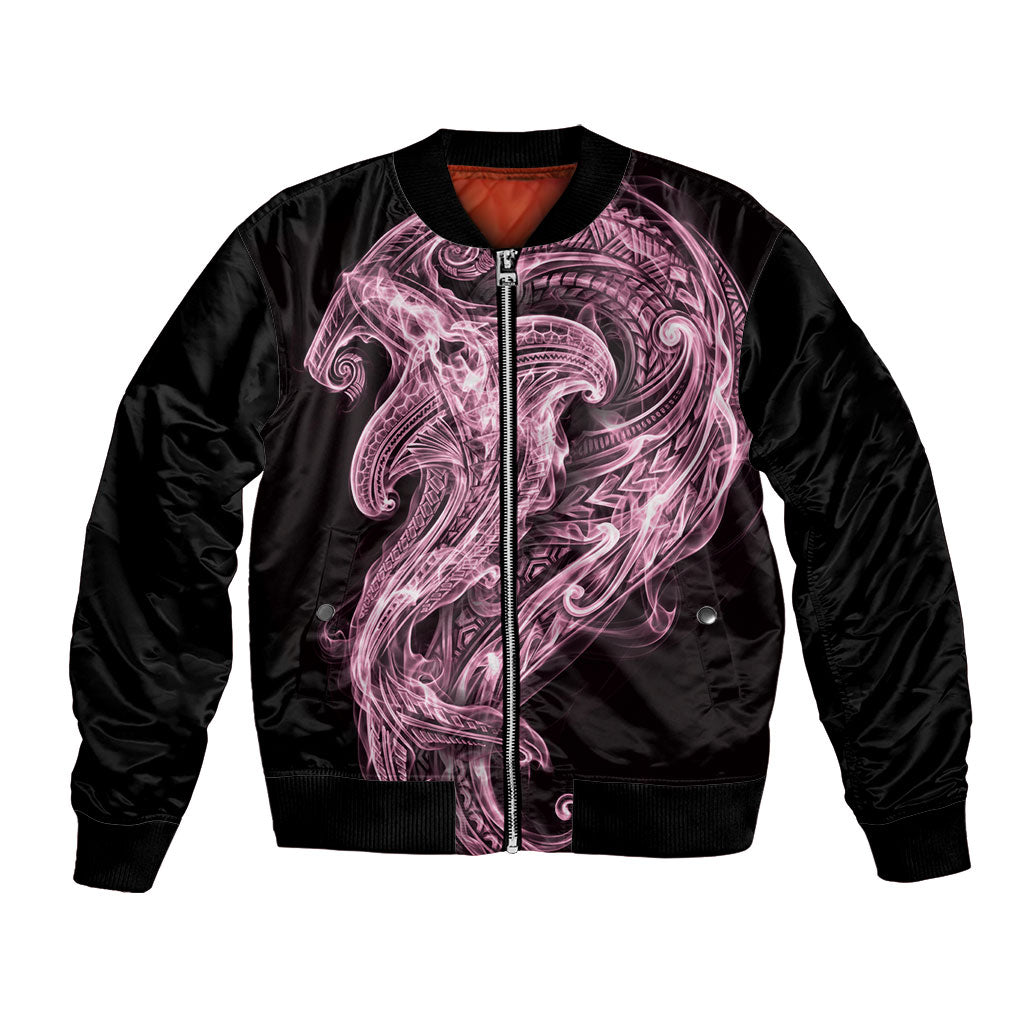Mawhero Maori Tribal Hammershark Ghost Spirit Bomber Jacket