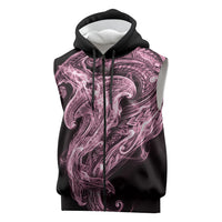 Mawhero Maori Tribal Hammershark Ghost Spirit Sleeveless Zip Hoodie