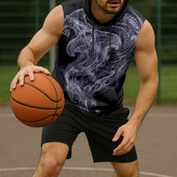 Waiporoporo Maori Tribal Hammershark Ghost Spirit Sleeveless Hoodie