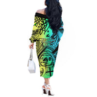 malampa-fiji-day-off-the-shoulder-long-sleeve-dress-vanuatu-sand-drawing-with-polynesian-pattern