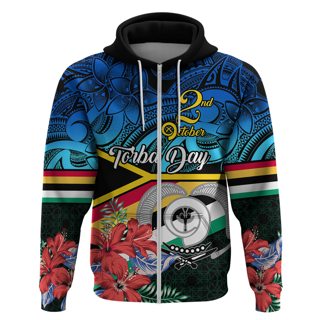 Torba Vanuatu Hoodie Sand Drawing With Polynesian Pattern LT9 - Polynesian Pride