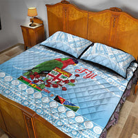 Melanesian Fiji Kula Bird Quilt Bed Set with Tagimoucia Masi Tapa Pattern LT9 - Polynesian Pride