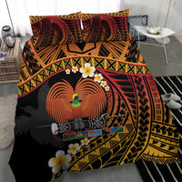 Melanesian Papua New Guinea Bedding Set Plumeria Bird of Paradise Tribal LT9 - Polynesian Pride