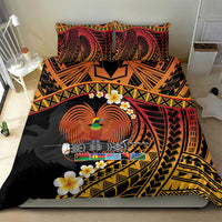 Melanesian Papua New Guinea Bedding Set Plumeria Bird of Paradise Tribal LT9 - Polynesian Pride