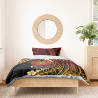 Melanesian Papua New Guinea Bedding Set Plumeria Bird of Paradise Tribal LT9 - Polynesian Pride
