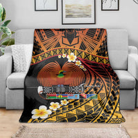 Melanesian Papua New Guinea Blanket Plumeria Bird of Paradise Tribal LT9 - Polynesian Pride