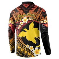 Melanesian Papua New Guinea Button Sweatshirt Plumeria Bird of Paradise Tribal LT9 - Polynesian Pride