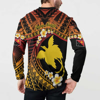 Melanesian Papua New Guinea Button Sweatshirt Plumeria Bird of Paradise Tribal LT9 - Polynesian Pride