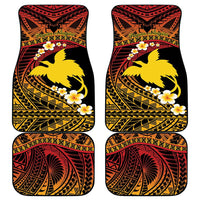 Melanesian Papua New Guinea Car Mats Plumeria Bird of Paradise Tribal LT9 - Polynesian Pride