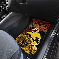 Melanesian Papua New Guinea Car Mats Plumeria Bird of Paradise Tribal LT9 - Polynesian Pride