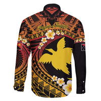 Melanesian Papua New Guinea Family Matching Mermaid Dress and Hawaiian Shirt Plumeria Bird of Paradise Tribal LT9 - Polynesian Pride