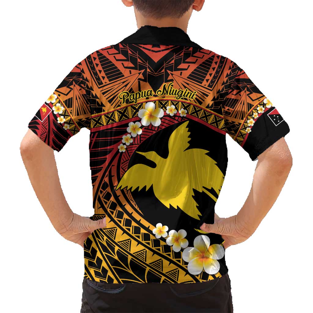 Melanesian Papua New Guinea Family Matching Summer Maxi Dress and Hawaiian Shirt Plumeria Bird of Paradise Tribal LT9 - Polynesian Pride