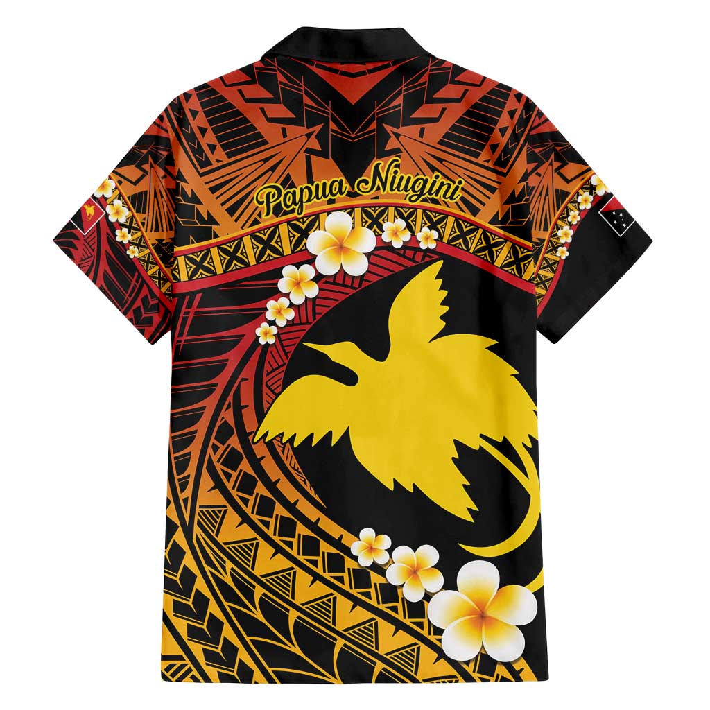 Melanesian Papua New Guinea Family Matching Summer Maxi Dress and Hawaiian Shirt Plumeria Bird of Paradise Tribal LT9 - Polynesian Pride