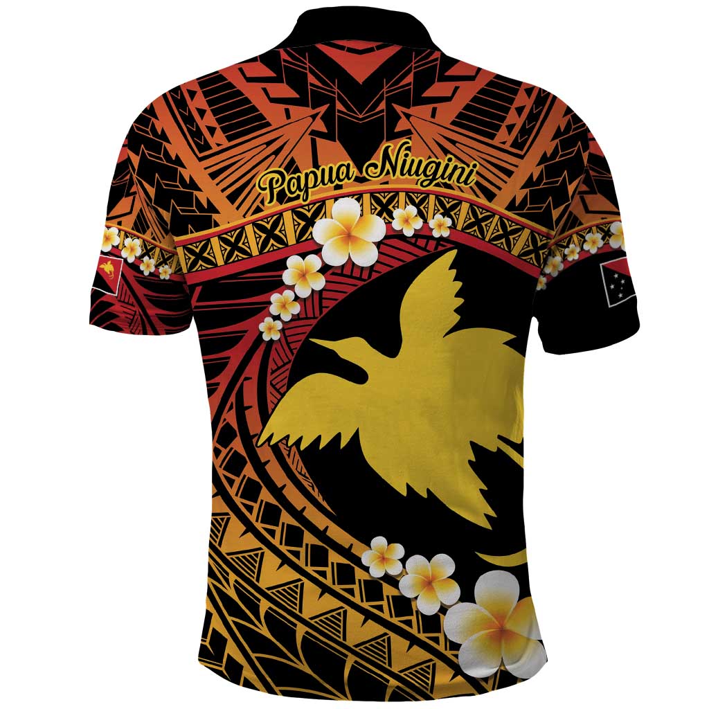 Melanesian Papua New Guinea Polo Shirt Plumeria Bird of Paradise Tribal LT9 - Polynesian Pride