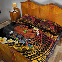 Melanesian Papua New Guinea Quilt Bed Set Plumeria Bird of Paradise Tribal LT9 - Polynesian Pride