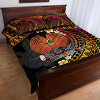 Melanesian Papua New Guinea Quilt Bed Set Plumeria Bird of Paradise Tribal LT9 - Polynesian Pride