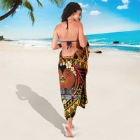 Melanesian Papua New Guinea Sarong Plumeria Bird of Paradise Tribal LT9 - Polynesian Pride