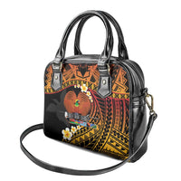 Melanesian Papua New Guinea Shoulder Handbag Plumeria Bird of Paradise Tribal LT9 - Polynesian Pride