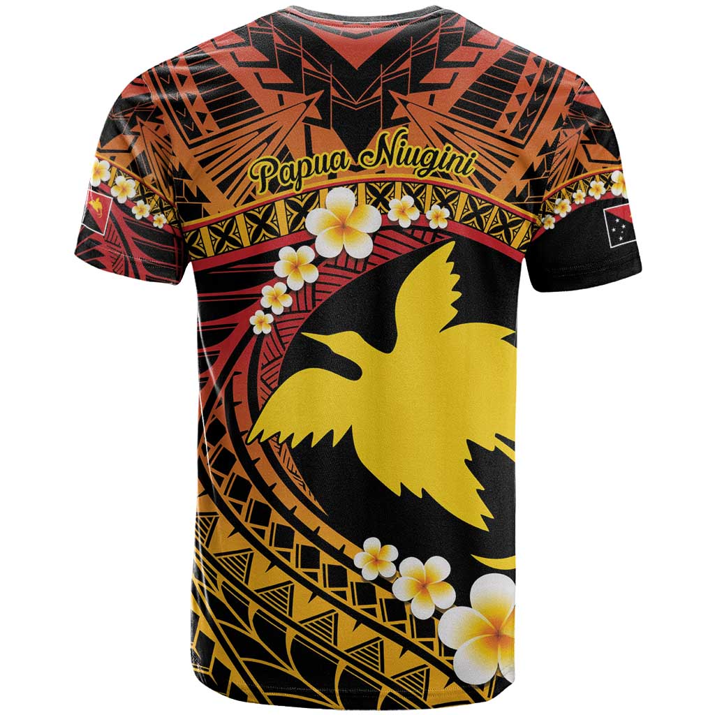 Melanesian Papua New Guinea T Shirt Plumeria Bird of Paradise Tribal LT9 - Polynesian Pride