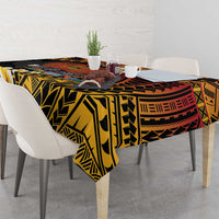 Melanesian Papua New Guinea Tablecloth Plumeria Bird of Paradise Tribal LT9 - Polynesian Pride