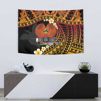 Melanesian Papua New Guinea Tapestry Plumeria Bird of Paradise Tribal LT9 - Polynesian Pride