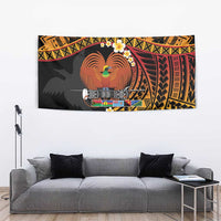 Melanesian Papua New Guinea Tapestry Plumeria Bird of Paradise Tribal LT9 - Polynesian Pride