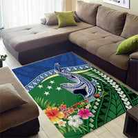 Melanesian Solomon Islands Area Rug Tropical Shark Tattoo LT9 - Polynesian Pride