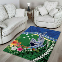 Melanesian Solomon Islands Area Rug Tropical Shark Tattoo LT9 - Polynesian Pride