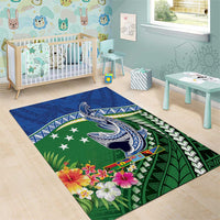 Melanesian Solomon Islands Area Rug Tropical Shark Tattoo LT9 - Polynesian Pride