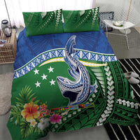 Melanesian Solomon Islands Bedding Set Tropical Shark Tattoo LT9 - Polynesian Pride