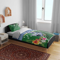 Melanesian Solomon Islands Bedding Set Tropical Shark Tattoo LT9 - Polynesian Pride
