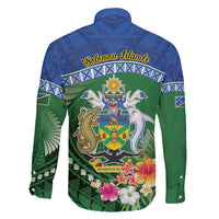 Melanesian Solomon Islands Family Matching Long Sleeve Bodycon Dress and Hawaiian Shirt Tropical Shark Tattoo LT9 - Polynesian Pride